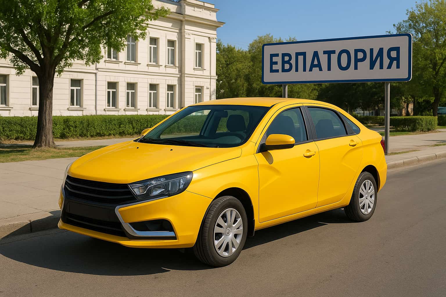 Куда поехать из Евпатории на такси на один день